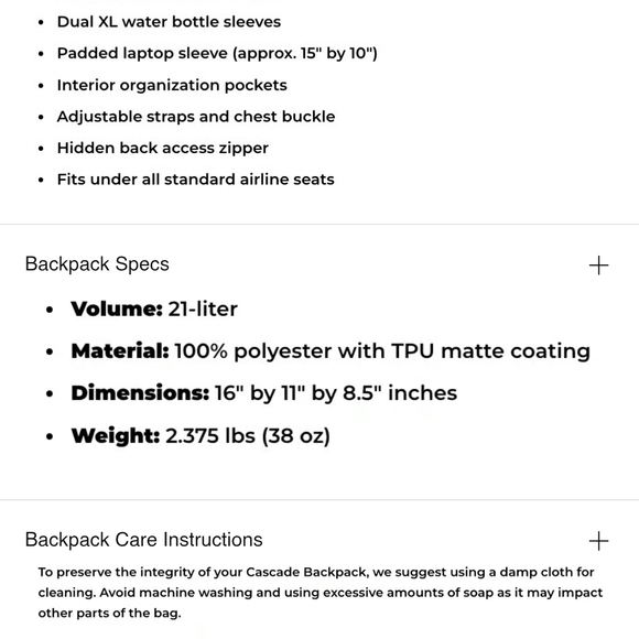 Gender Neutral Rainproof Backpack! - Picture 4 of 6